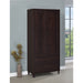 Nestor - 2 Drawer Tall Accent Cabinet With 2 Doors - Rustic Furniture Max