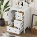Freestanding Bathroom Vanity With Sink, Soft Closing Cabinet And Drawers - White Noble House