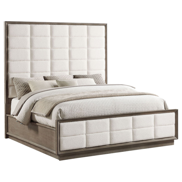 Prescott - Upholstered Panel Bed Furniture Max