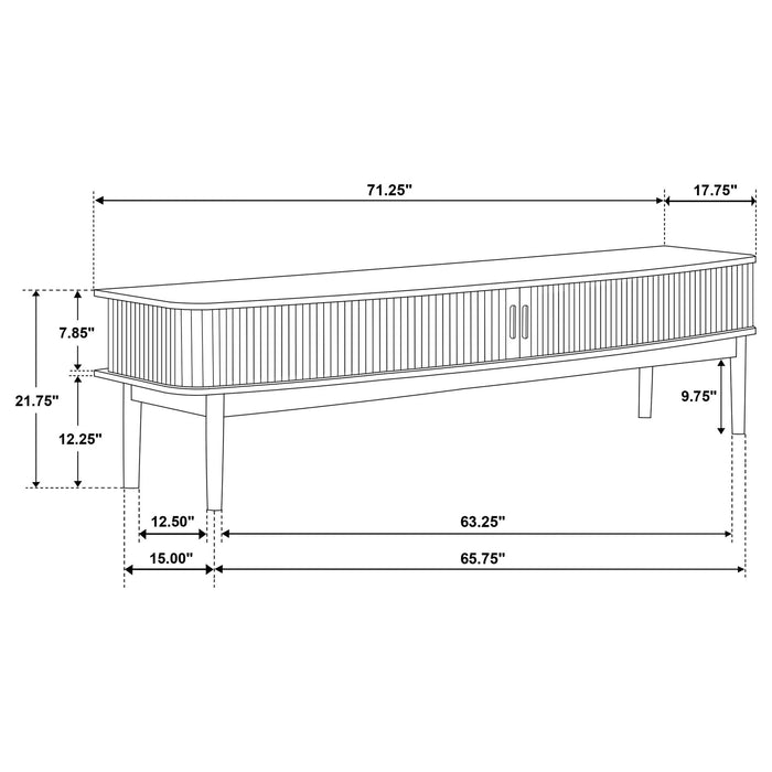 Teleli - TV Stand - Natural Furniture Max