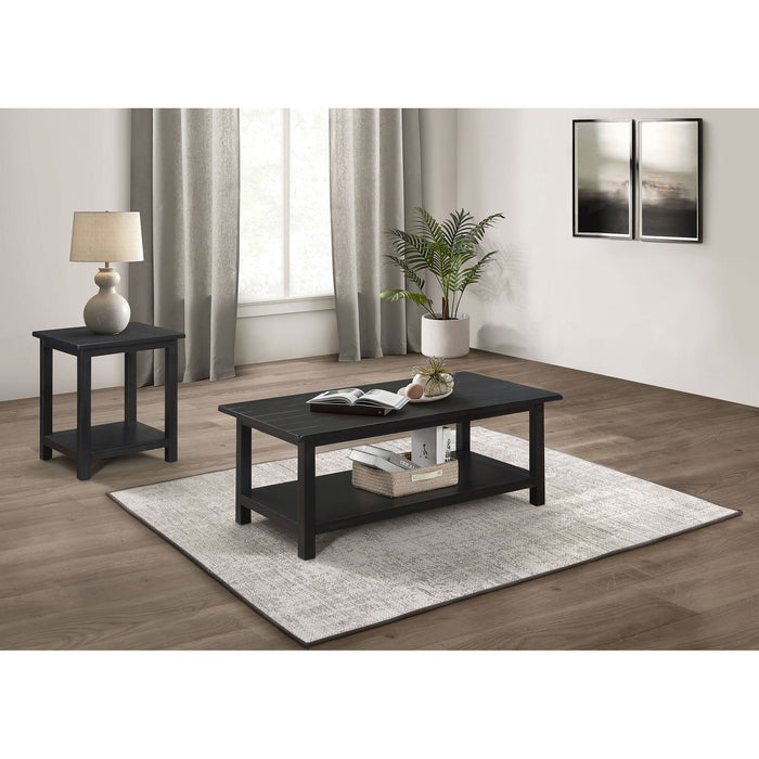 Castleton - Coffee And End Table Set With Storage Furniture Max