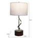 Nightstand Desk Lamp With Twisted Base - White Ashcroft Furniture