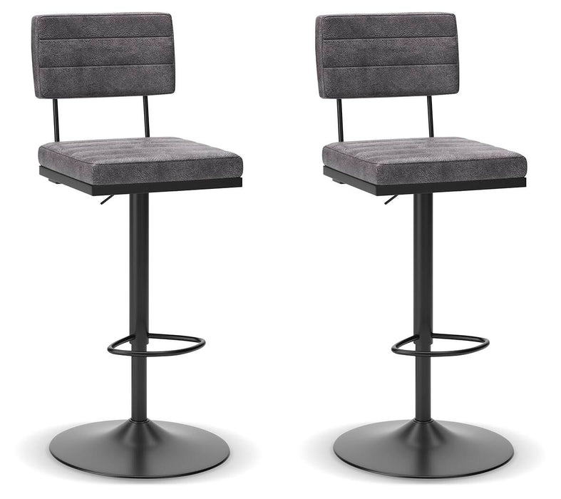 Strumford - Tall Swivel Barstool (Set of 2) Signature Design by Ashley®
