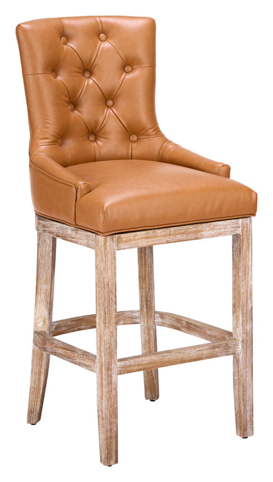 Nuby - Swivel Barstool - Brown Zuo Modern