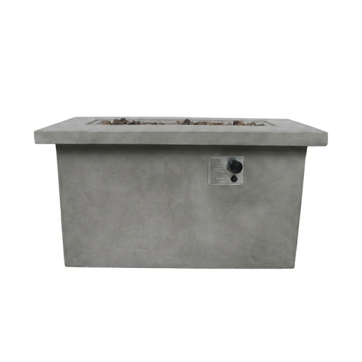 Propane / Natural Gas Outdoor Fire Pit Table - Gray LSI Patio Furniture