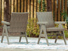 Cliff Trails - Rocking Arm Chair (Set of 2) - Beige Signature Design by Ashley®