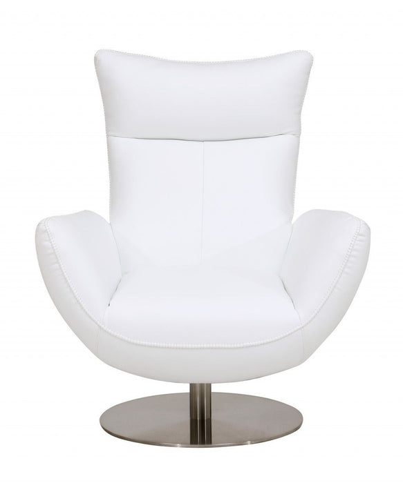 Contemporary Lounge Chair - White