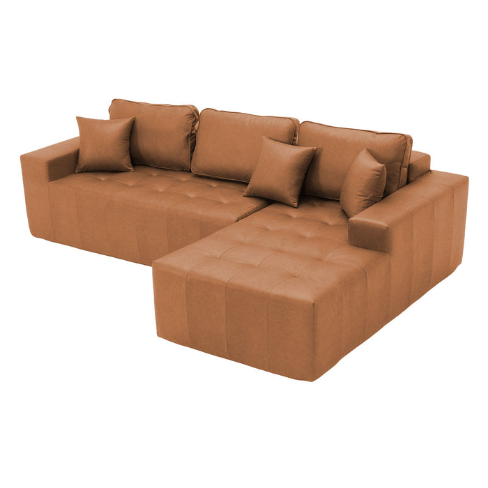 L - Shaped Corner Chaise Sofa Bed Home Essentials