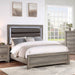 Bed With Horizontal Tufting Headboard Home Essentials
