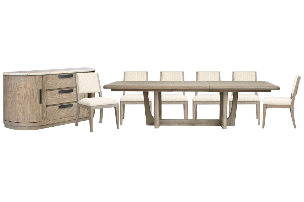 Braelyn - Extendable Trestle Dining Table Set Magnussen Furniture