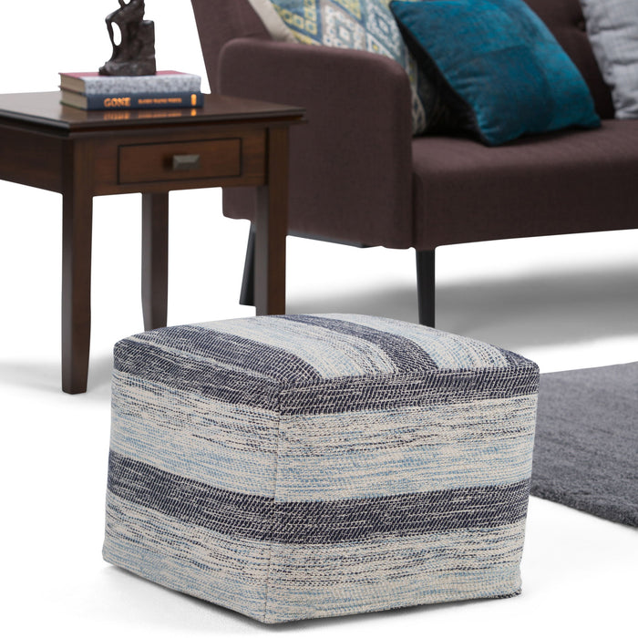 Clay - Square Pouf, Upholstered Simpli-Home