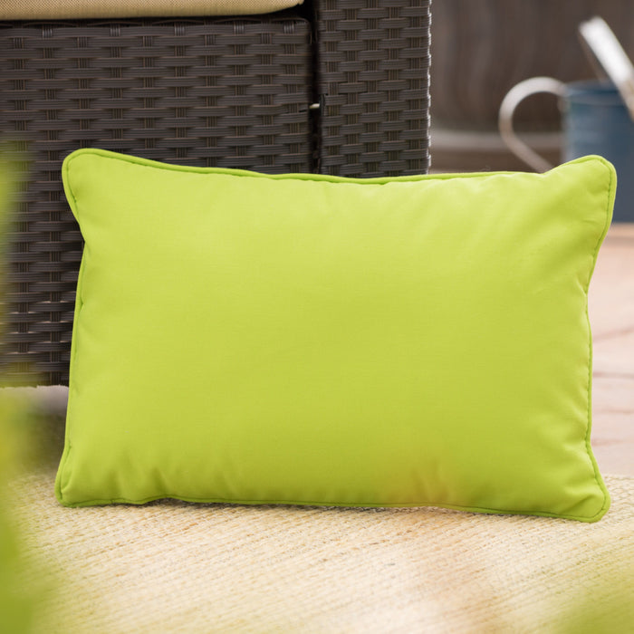 Coronado Rectangular Pillow Outdoor Pillows - Green