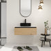 Wall Mounted Bathroom Vanity With Art Sink & 1 Soft Close Drawer Home Essentials