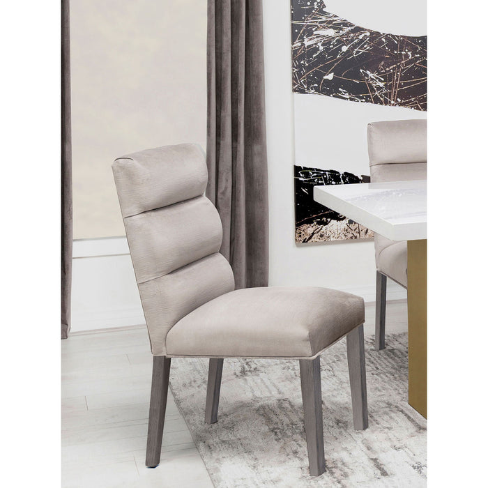 Highmore - Upholstered Dining Side Chair (Set of 2) Furniture Max