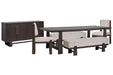 Tauren - Trestle Dining Table Set Magnussen Furniture