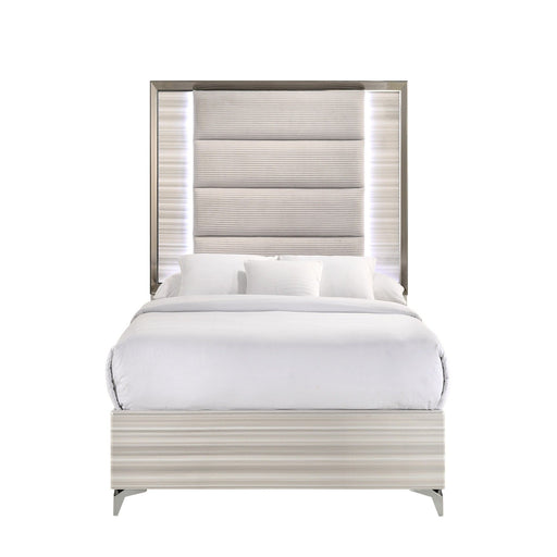 Star - 5 Pieces Bedroom Set Modern Design With LED Global Furniture USA