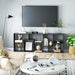 Asymmetrical Display Shelf & Bookcase, 5 Tier Home Essentials
