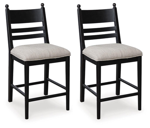 Greddinton - Upholstered Barstool (Set of 2) Signature Design by Ashley®