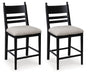 Greddinton - Upholstered Barstool (Set of 2) Signature Design by Ashley®