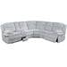 U-Shaped Sectional Sofa With Console Cup Holder, Storage Drawer, Manual Reclining Home Essentials