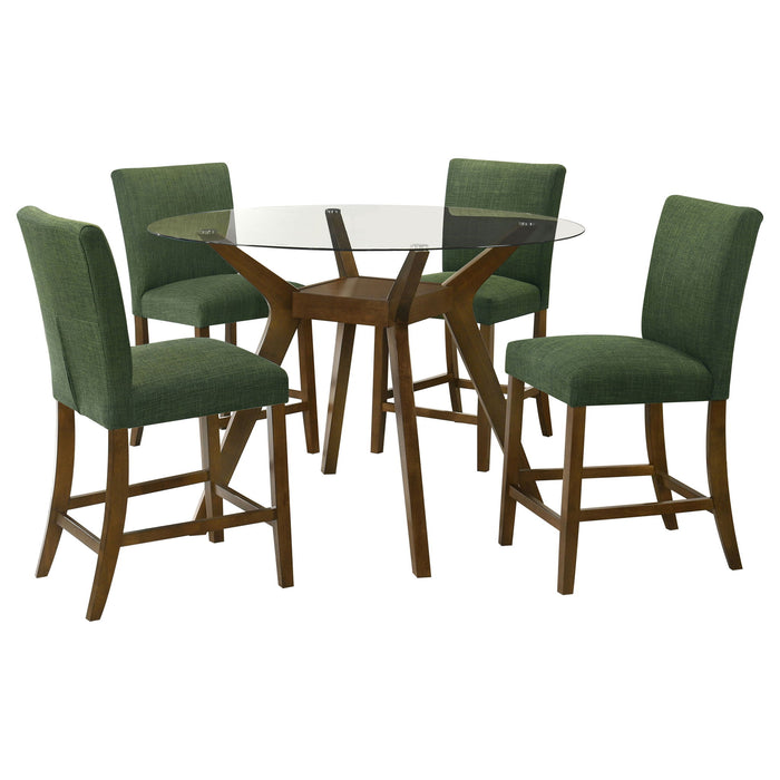 Flynn - 5 Piece Counter Height Dining Set Furniture Max