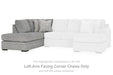 Casselbury - Laf Corner Chaise - Cement Signature Design by Ashley®