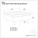 Shay - Large Square Coffee Table Storage Ottoman Mid-Century Style Simpli-Home