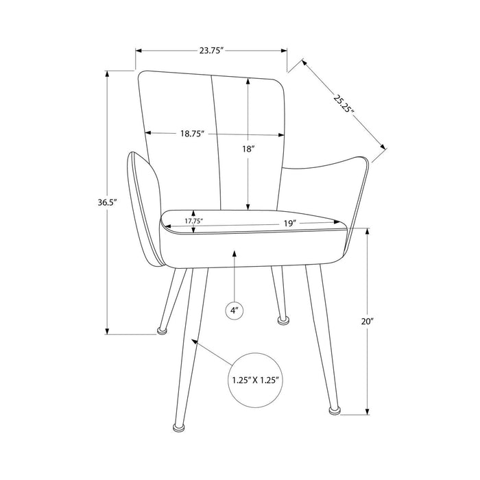 Dining Chair For Kitchen (Set of 2) - Brown 8th Street
