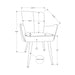 Dining Chair For Kitchen (Set of 2) - Brown 8th Street