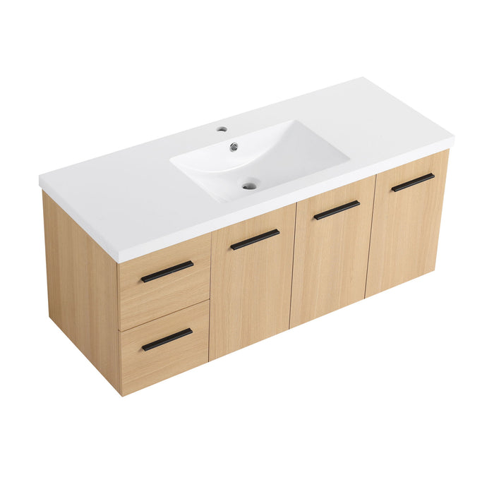 Floating Bathroom Vanity With Sink, Modular Cabinet Home Essentials