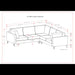 Ava - Mid Century Corner Sectional Sofa Handcrafted Simpli-Home