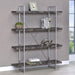 Herringbone - Bookcase With Full Length Shelf - Gray Furniture Max