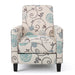 Push Back Upholstered Recliner Armchair Noble House