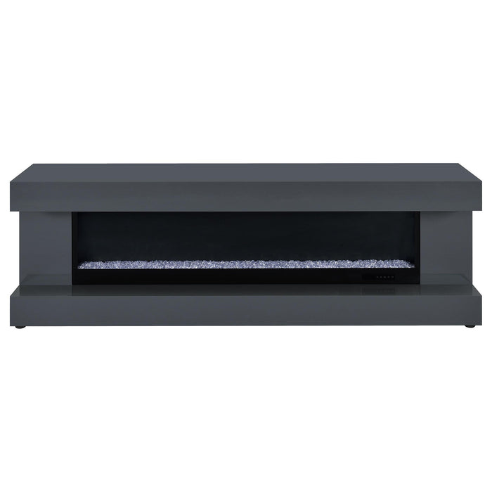 TV Stand Fireplace Console With Bluetooth Speaker Furniture Max