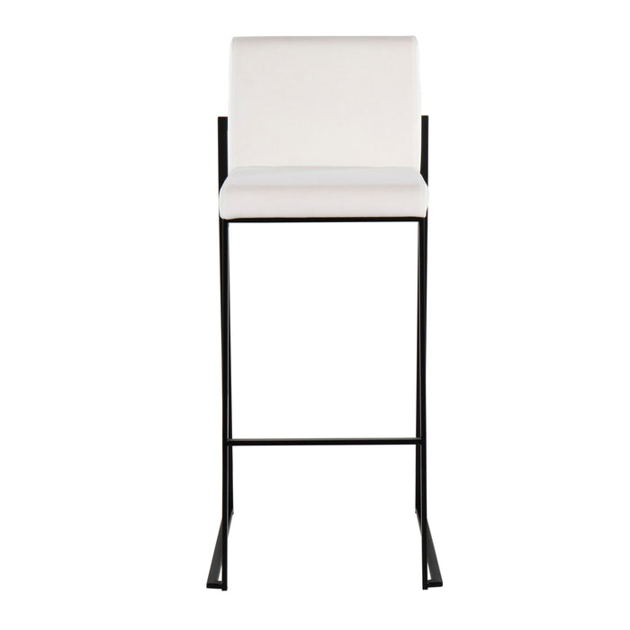 Fuji - Contemporary High Back Barstool Elegant Design Lumi Source