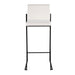 Fuji - Contemporary High Back Barstool Elegant Design Lumi Source