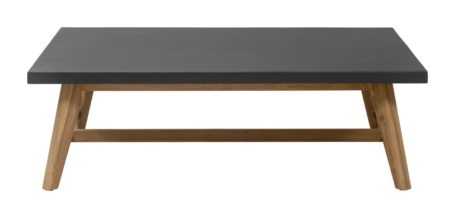 Dert - Outdoor Coffee Table - Gray Zuo Modern