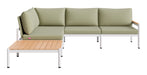 Lychee - Modular Sectional - Green / White Zuo Modern