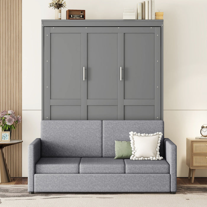 Murphy Wall Bed With Cushion DreamHaus
