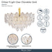 Michael Amini Lighting - Orlisse 9-Light Acrylic Chandelier - Gold Michael Amini