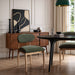 Riccio - Fabric Dining Side Chair (Set of 2) - Natural Frame Meridian Furniture