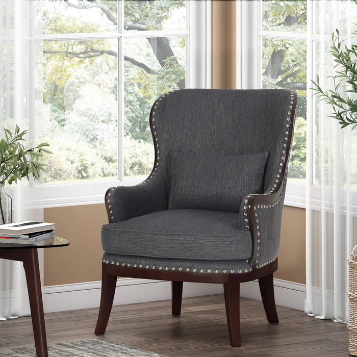 Accent Chair - Charcoal - PU