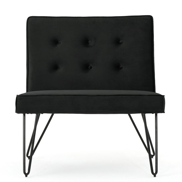 Chair - Armless - Modern - Black