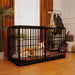 Extra Large Heavy Duty Dog Crate With Removable Pans For Dogs - Black Daily Nest