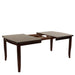 Dining Table With Built In Butterfly Leaf, Rectangle Shape, Extendable - Espresso Home Essentials