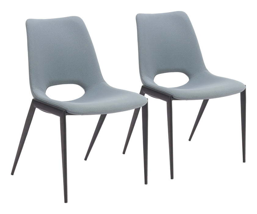 Desi - Armless Dining Chair (Set of 2) Zuo Modern