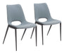 Desi - Armless Dining Chair (Set of 2) Zuo Modern