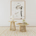 Diana - 2 Piece Round Coffee And End Table Set - Natural Furniture Max