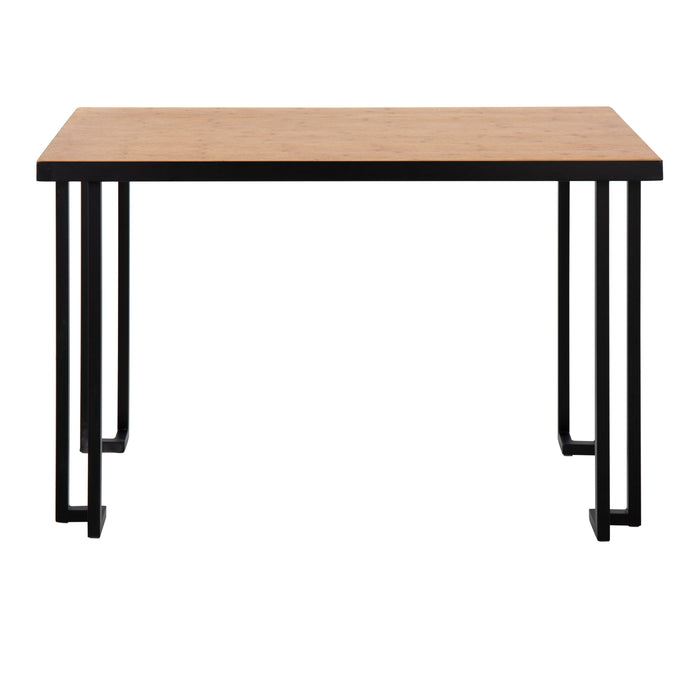 Roman - Industrial Desk - Black / Natural