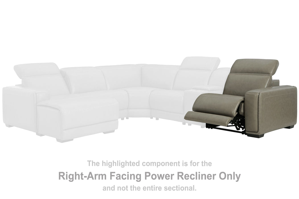 Correze - RAF Zero Wall Power Recliner - Gray
